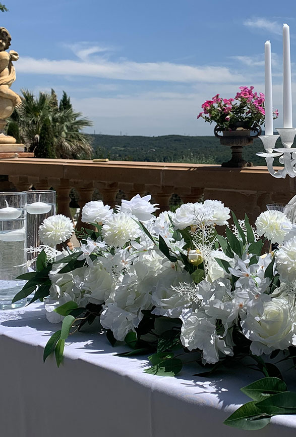  table reception parc du chateau de mons