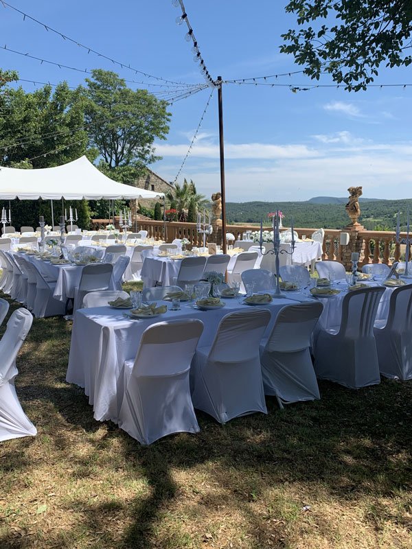 Réception mariage château de MONS